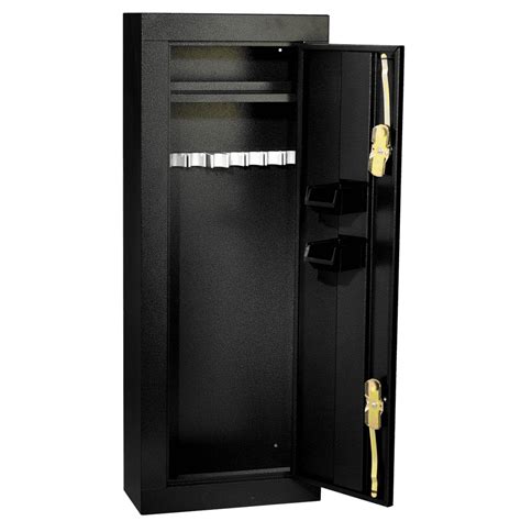 homak security 8-gun black steel security cabinet|locked steel cabinet for guns.